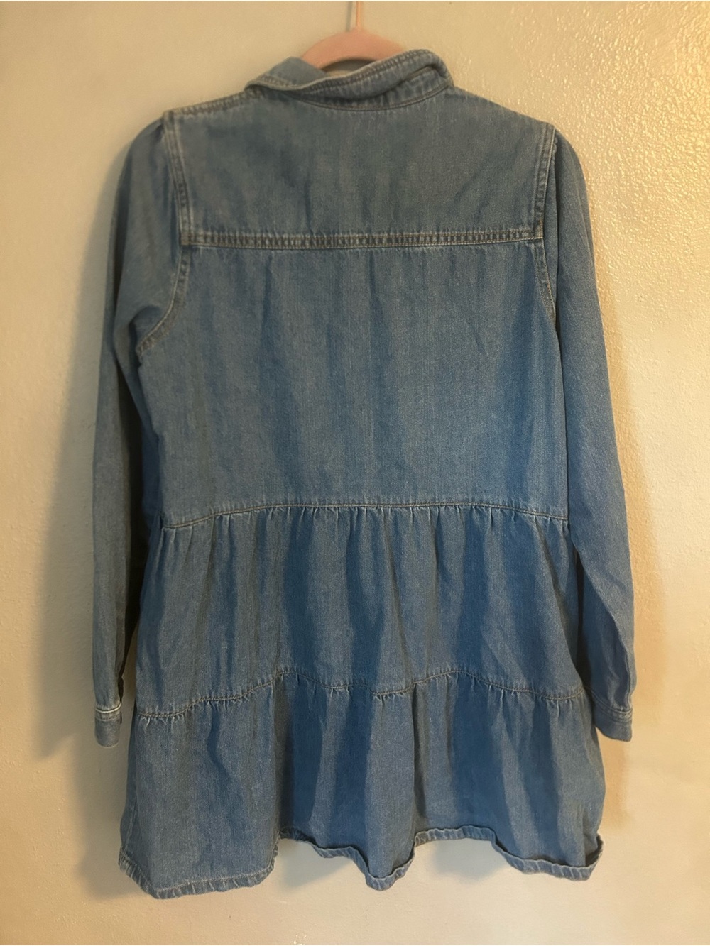 Free people Nicole denim tiered shirt dress - Picture 9 of 10